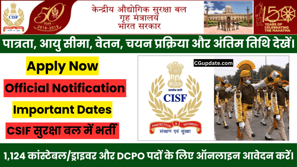 CISF Recruitment 2025