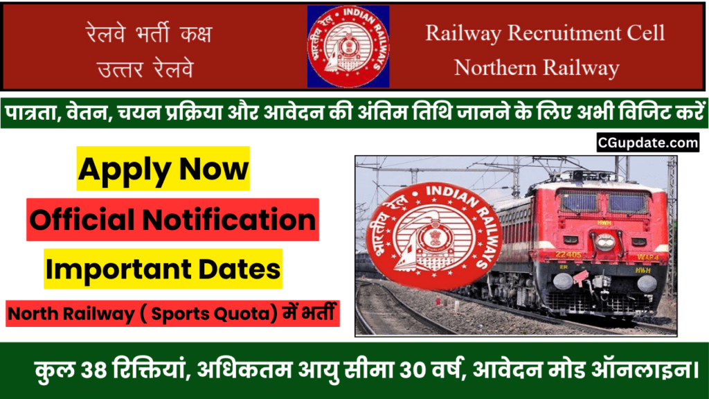Northern Railway Recruitment 2025