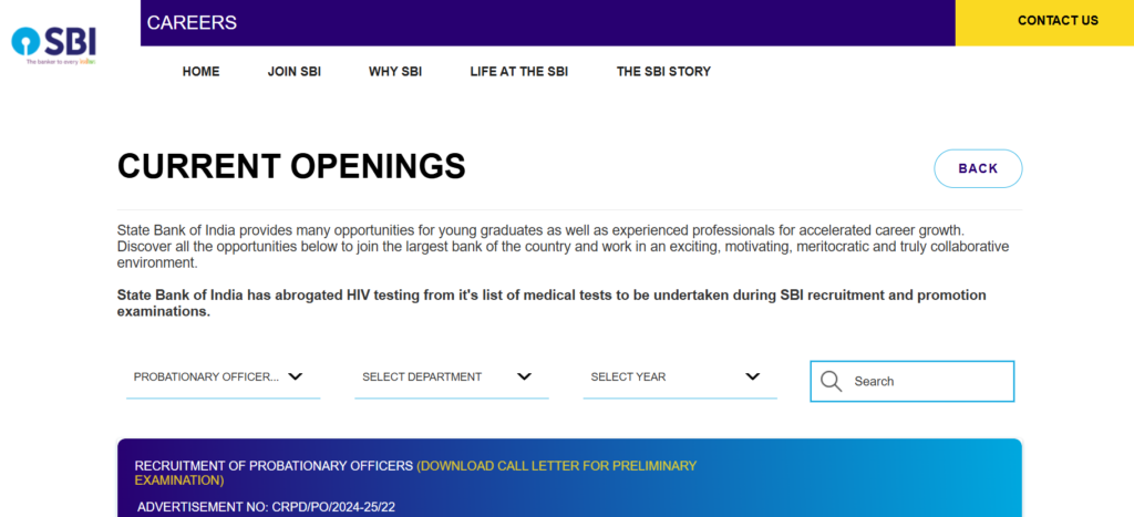 SBI PO Admit Card 2025